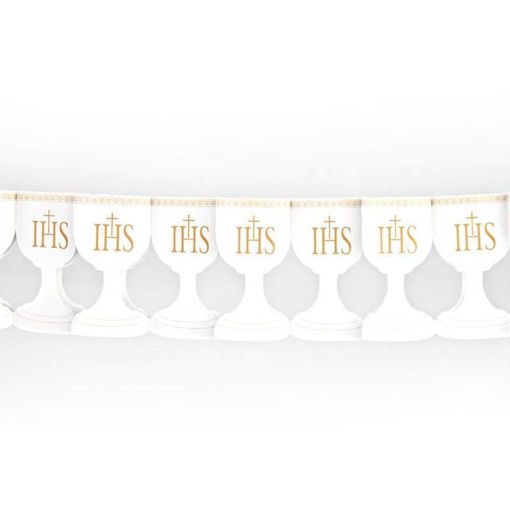 Picture of PAPER GARLAND IHS CHALICE WHITE 3 METRES